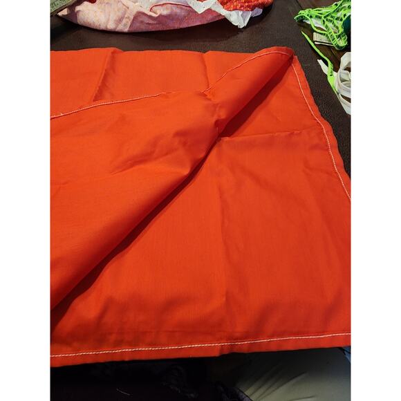 Handmade Picnic Basket Liner w/Cloth Napkins and 84x32 Tablecloth 10" bottom - Picture 10 of 10